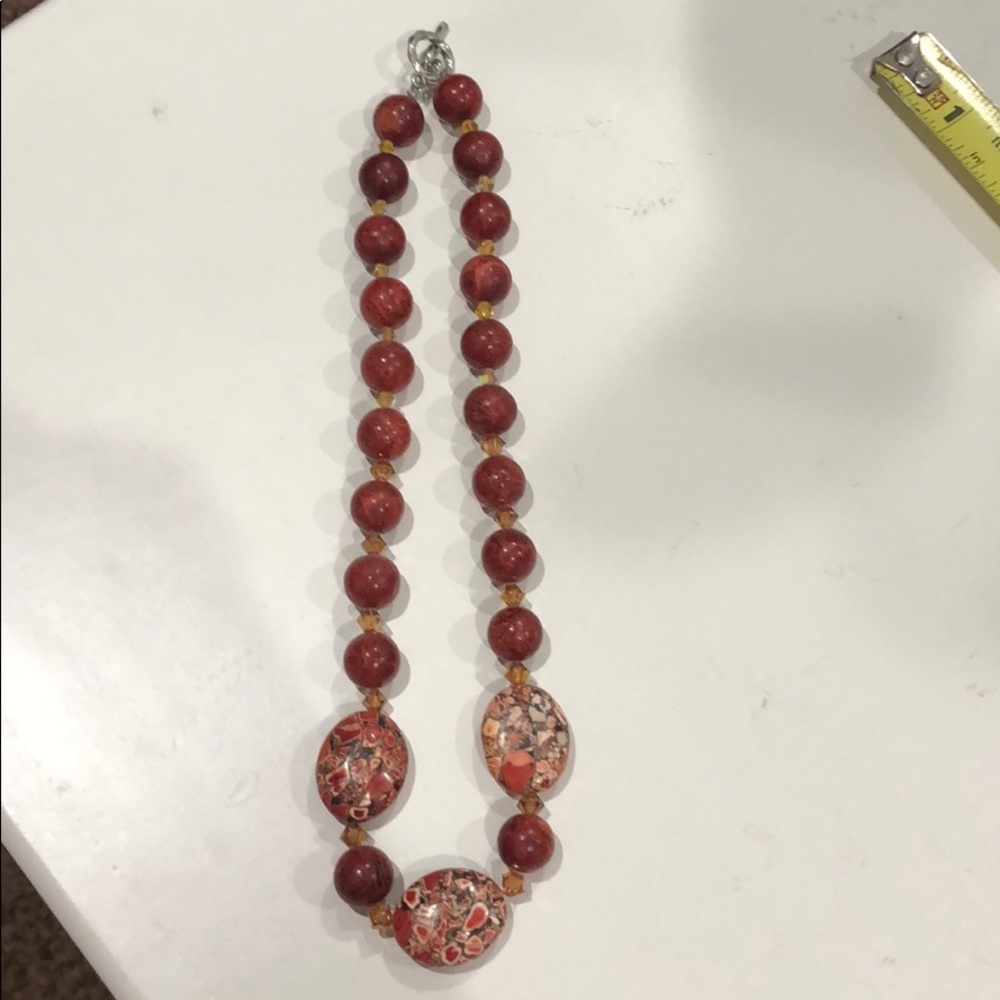 Handmade bead necklace